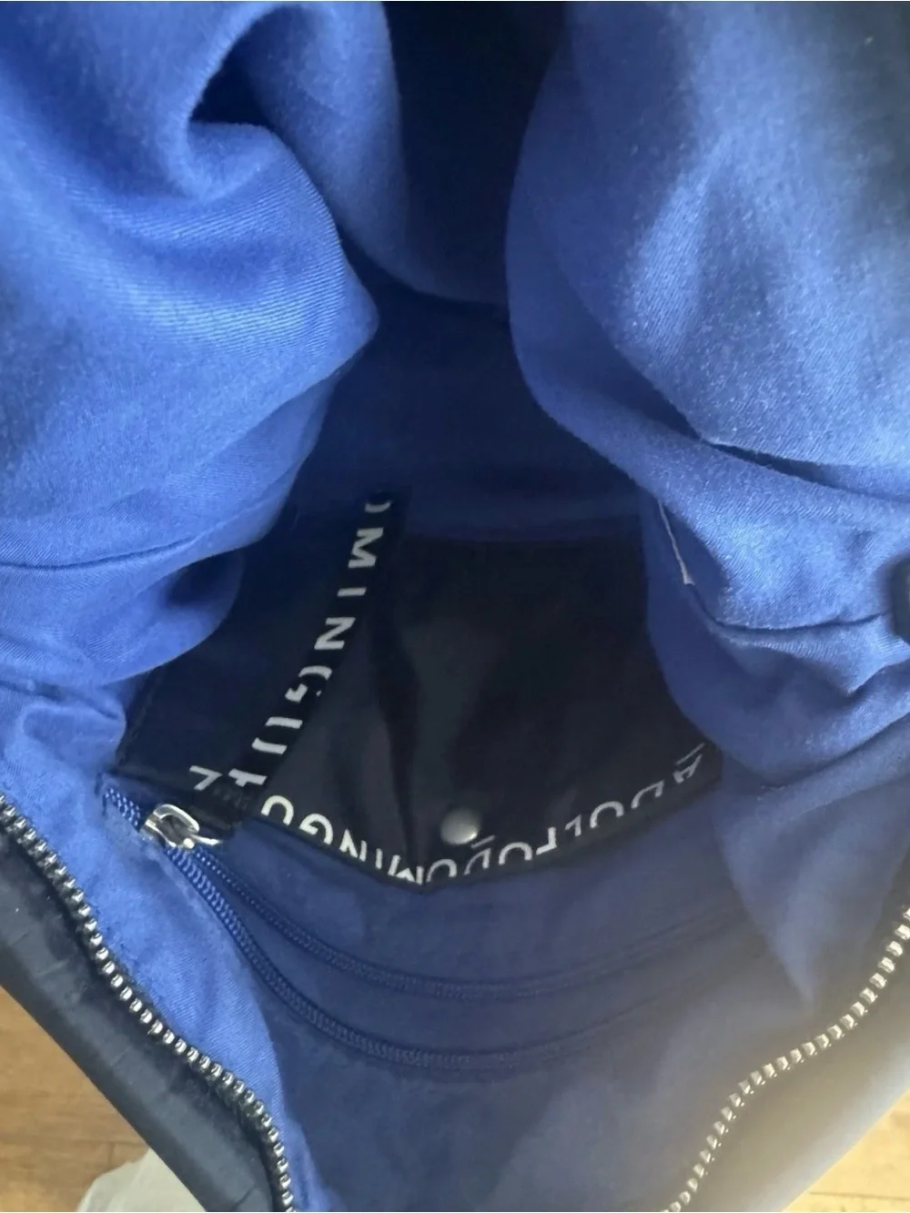 Adolfo Dominguez blue Shoulder bag